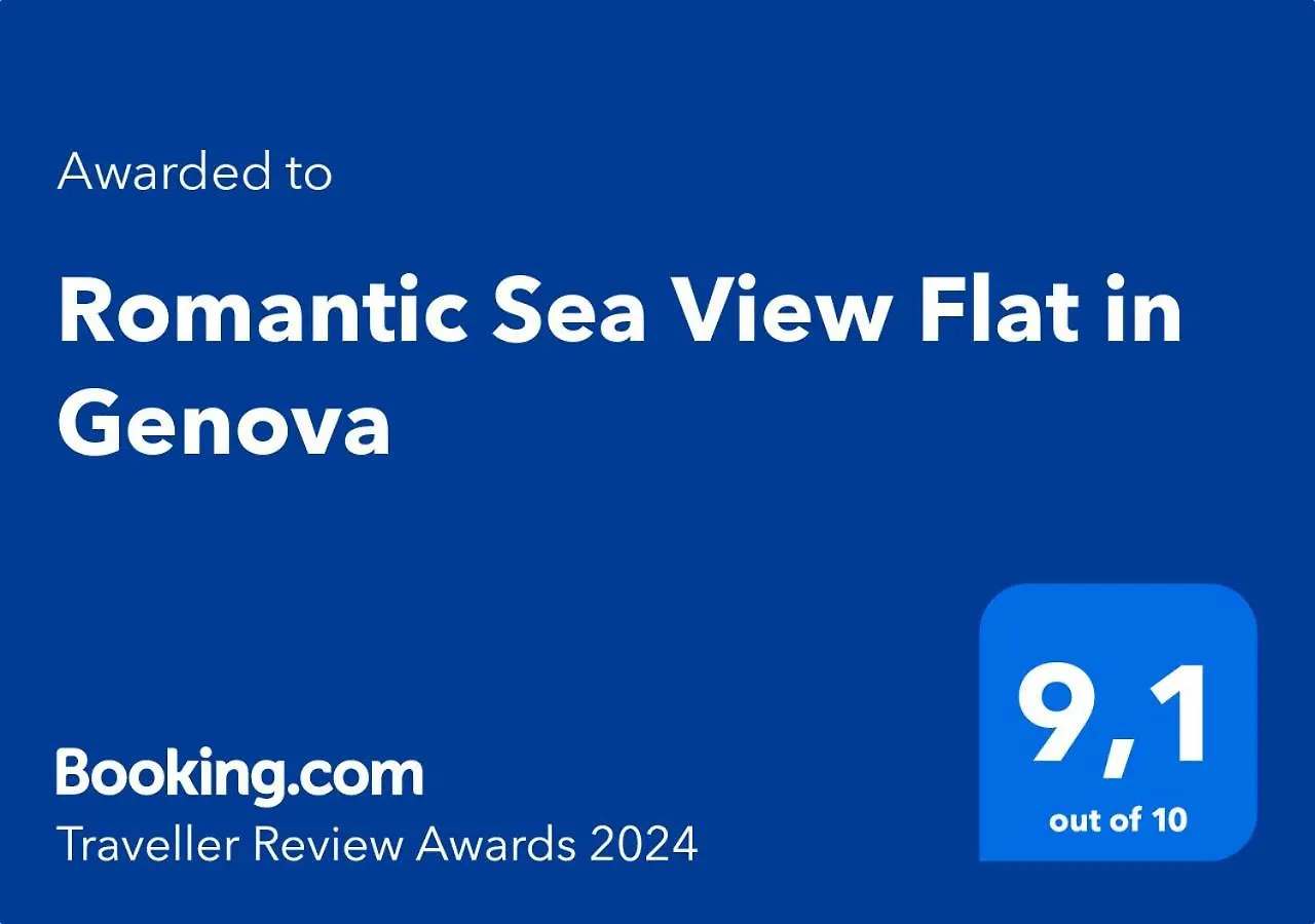 Romantic Sea View Flat In Genova Italy
